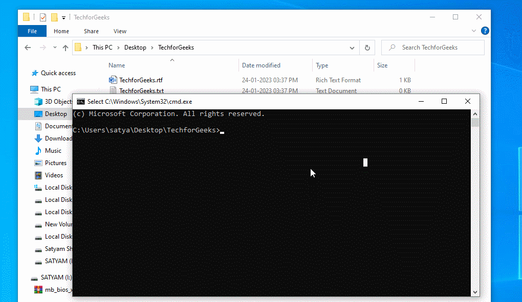 Best Way to Hide Files in Windows using CMD 3 hide files in windows using cmd tg 2